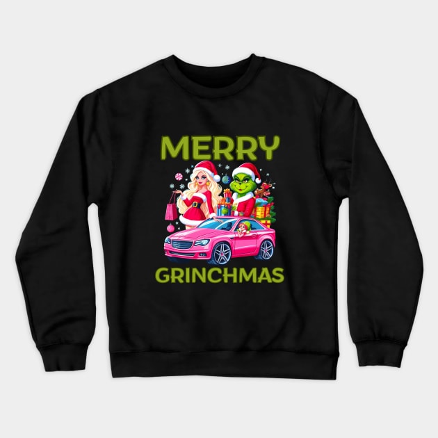 Barbie Christmas Crewneck Sweatshirt by BukovskyART